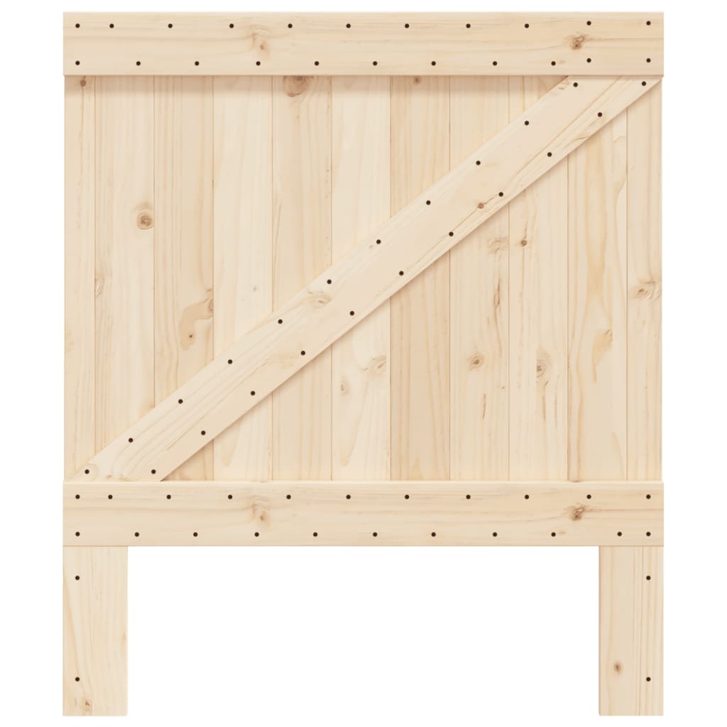 vidaXL Hoofdbord 80x104 cm massief grenenhout