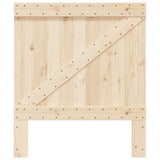 vidaXL Hoofdbord 80x104 cm massief grenenhout