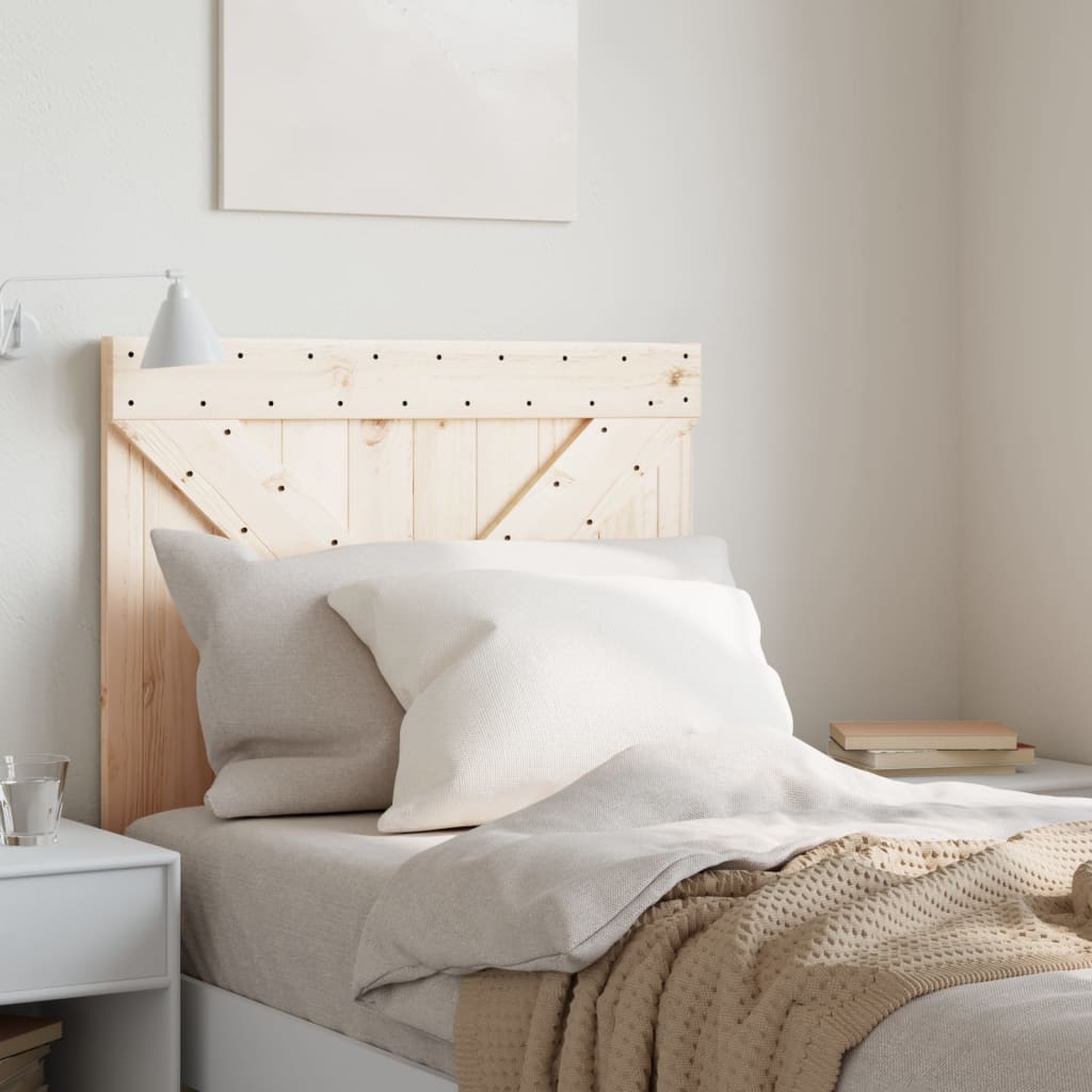 vidaXL Hoofdbord 80x104 cm massief grenenhout