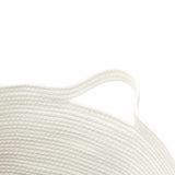 vidaXL Storage basket Ø 49x65 cm cotton brown and white