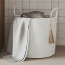 vidaXL Opbergmand Ø 40x35 cm katoen bruin