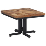 vidaXL Salontafel rond Ø55x40 cm massief gerecycled teakhout