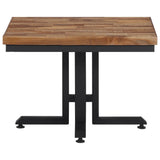 vidaXL Salontafel rond Ø55x40 cm massief gerecycled teakhout