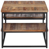 vidaXL Salontafel 90x50x39 cm massief gerecycled teakhout