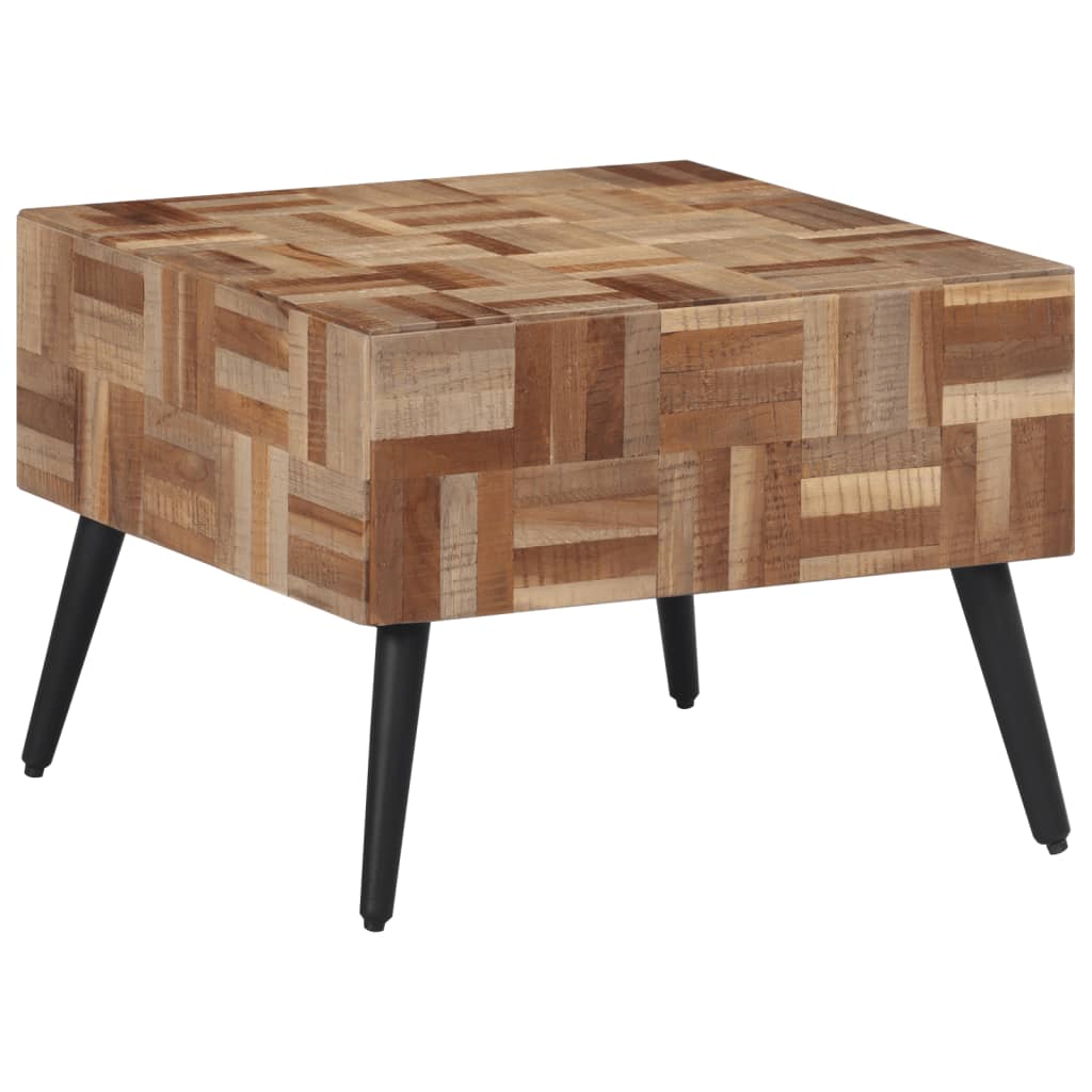 vidaXL Wandtafel 110x34x80 cm massief gerecycled teakhout