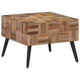 vidaXL Wandtafel 110x34x80 cm massief gerecycled teakhout