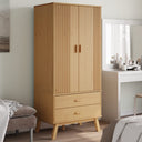 vidaXL Kledingkast OLDEN 76,5x53x172 cm massief grenenhout bruin