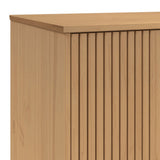 vidaXL Kledingkast OLDEN 76,5x53x172 cm massief grenenhout bruin