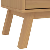 vidaXL Kledingkast OLDEN 76,5x53x172 cm massief grenenhout bruin
