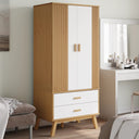 vidaXL Kledingkast OLDEN 76,5x53x172 cm massief grenenhout bruin