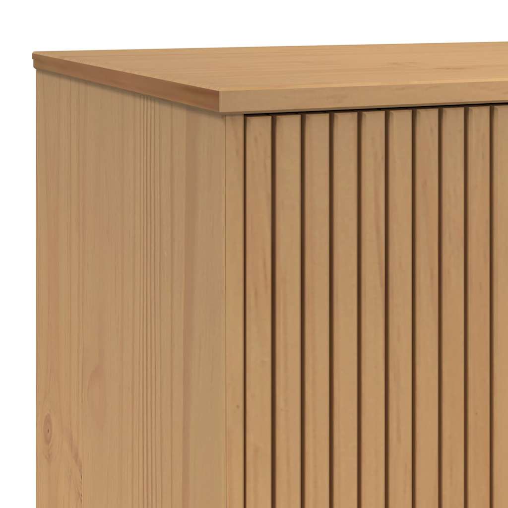 vidaXL Tv-meubel OLDEN 114x43x57 cm massief grenenhout bruin