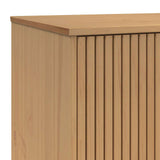 vidaXL Tv-meubel OLDEN 114x43x57 cm massief grenenhout bruin