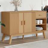vidaXL Sideboard OLDEN 114x43x73.5 cm Solid Pine Brown
