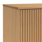 vidaXL Sideboard OLDEN 114x43x73.5 cm Solid Pine Brown