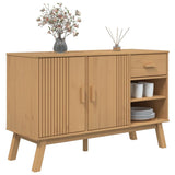 vidaXL Sideboard OLDEN 114x43x73.5 cm Solid Pine Brown
