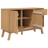 vidaXL Sideboard OLDEN 114x43x73.5 cm Solid Pine Brown