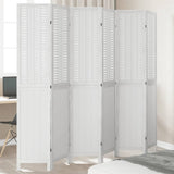 vidaXL Kamerscherm met 3 panelen massief paulowniahout wit