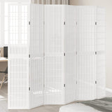vidaXL Kamerscherm met 3 panelen massief paulowniahout wit