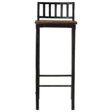 vidaXL Barstoelen 2 st massief acaciahout