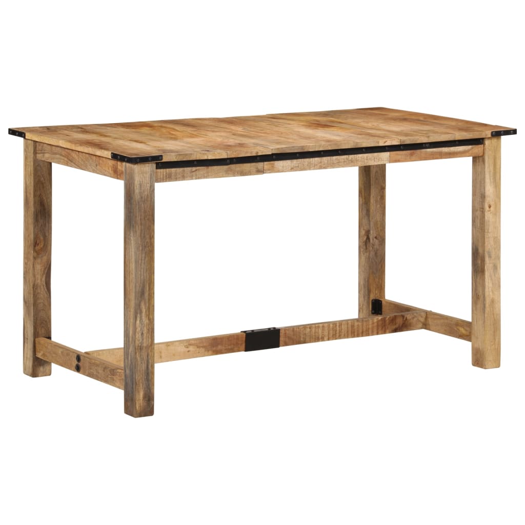 vidaXL Dining Table 140x70x75 cm Solid Mango Wood