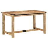 vidaXL Dining Table 140x70x75 cm Solid Mango Wood