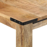 vidaXL Dining Table 140x70x75 cm Solid Mango Wood