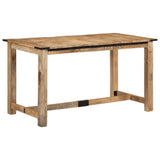 vidaXL Dining Table 140x70x75 cm Solid Mango Wood