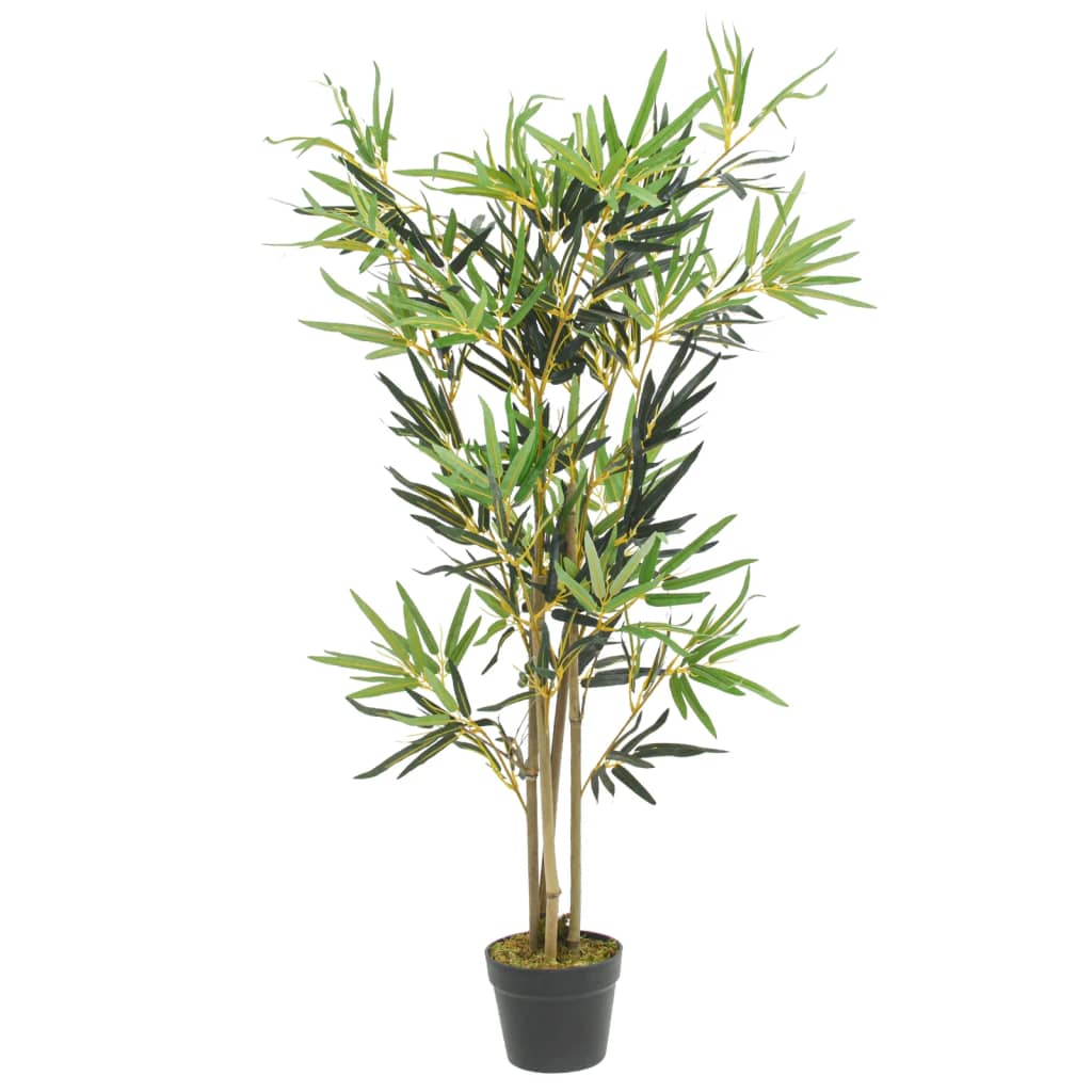 vidaXL Kunstplant bamboe 368 bladeren 80 cm groen