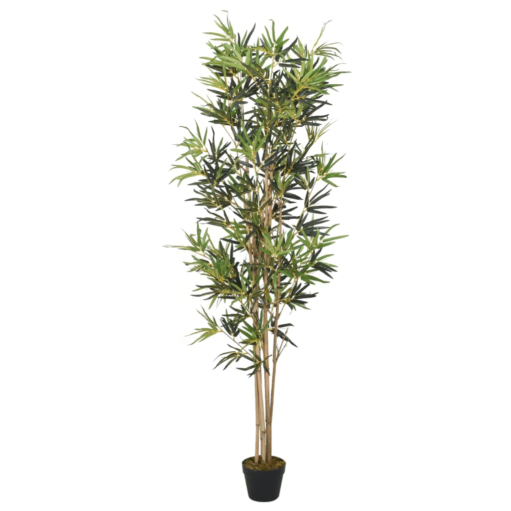vidaXL Kunstplant bamboe 368 bladeren 80 cm groen
