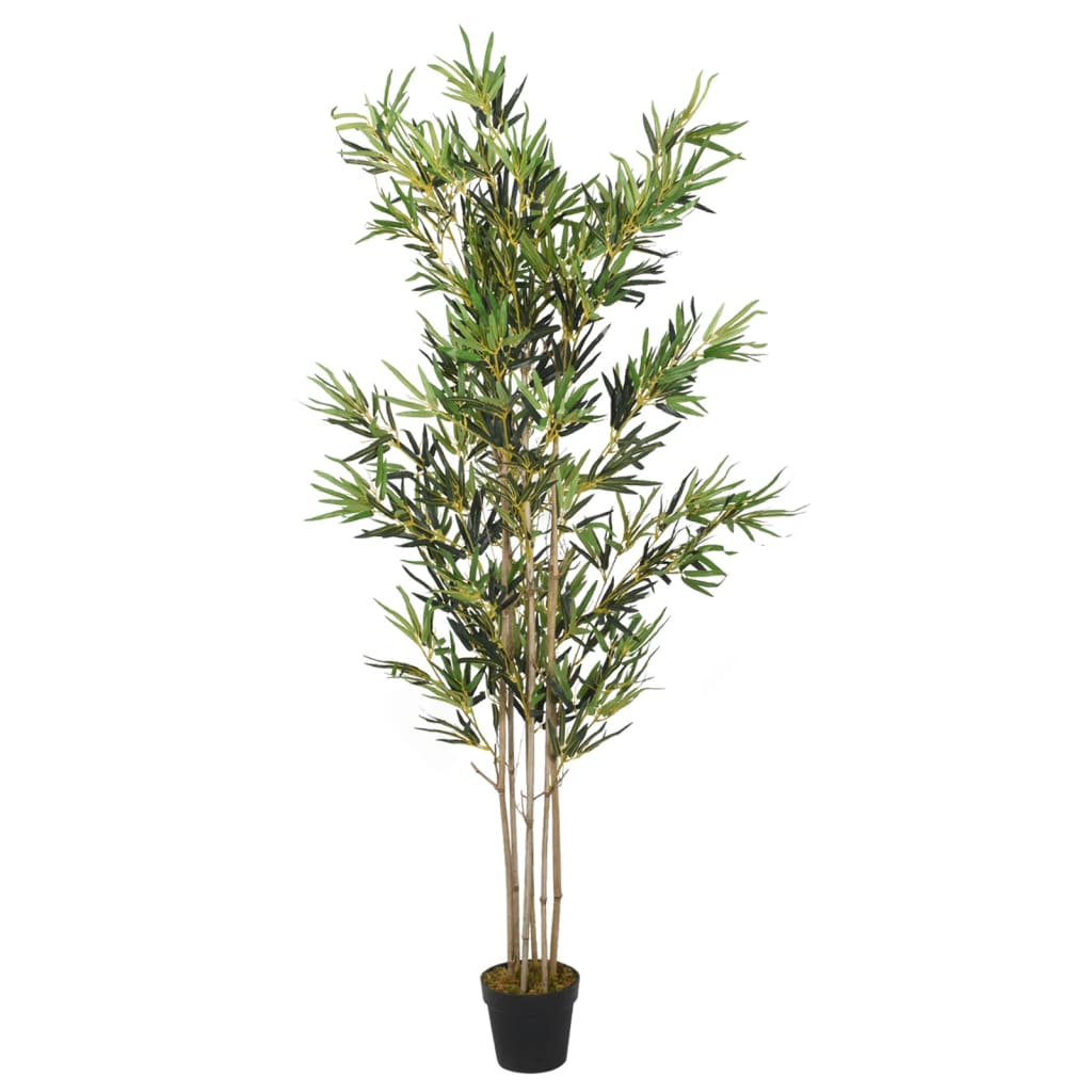 vidaXL Kunstplant bamboe 368 bladeren 80 cm groen
