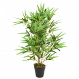 vidaXL Artificial Bamboo Plant 368 Leaves 80 cm Green