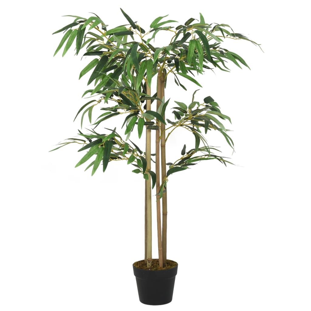 vidaXL Kunstplant bamboe 380 bladeren 80 cm groen