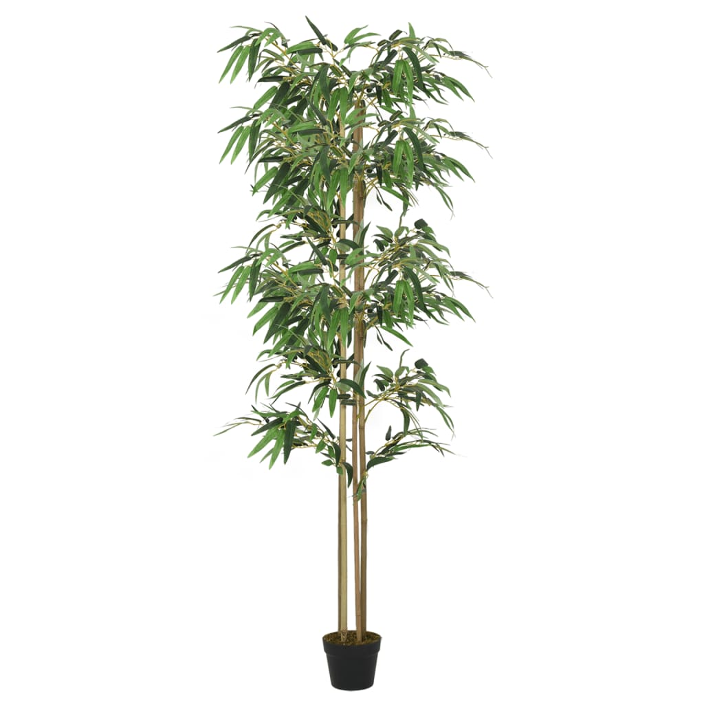 vidaXL Kunstplant bamboe 380 bladeren 80 cm groen