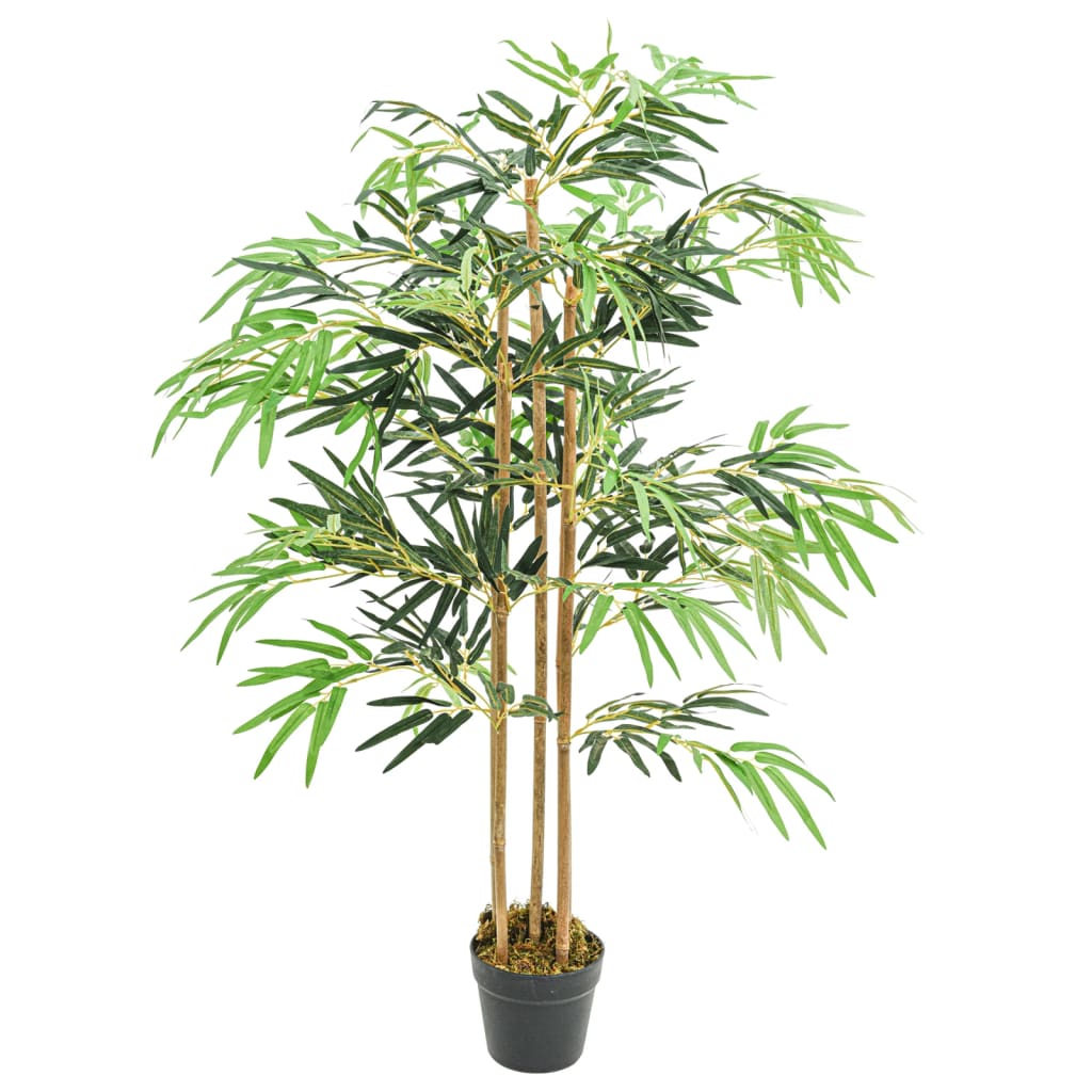 vidaXL Kunstplant bamboe 500 bladeren 80 cm groen