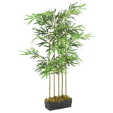 vidaXL Kunstplant bamboe 500 bladeren 80 cm groen