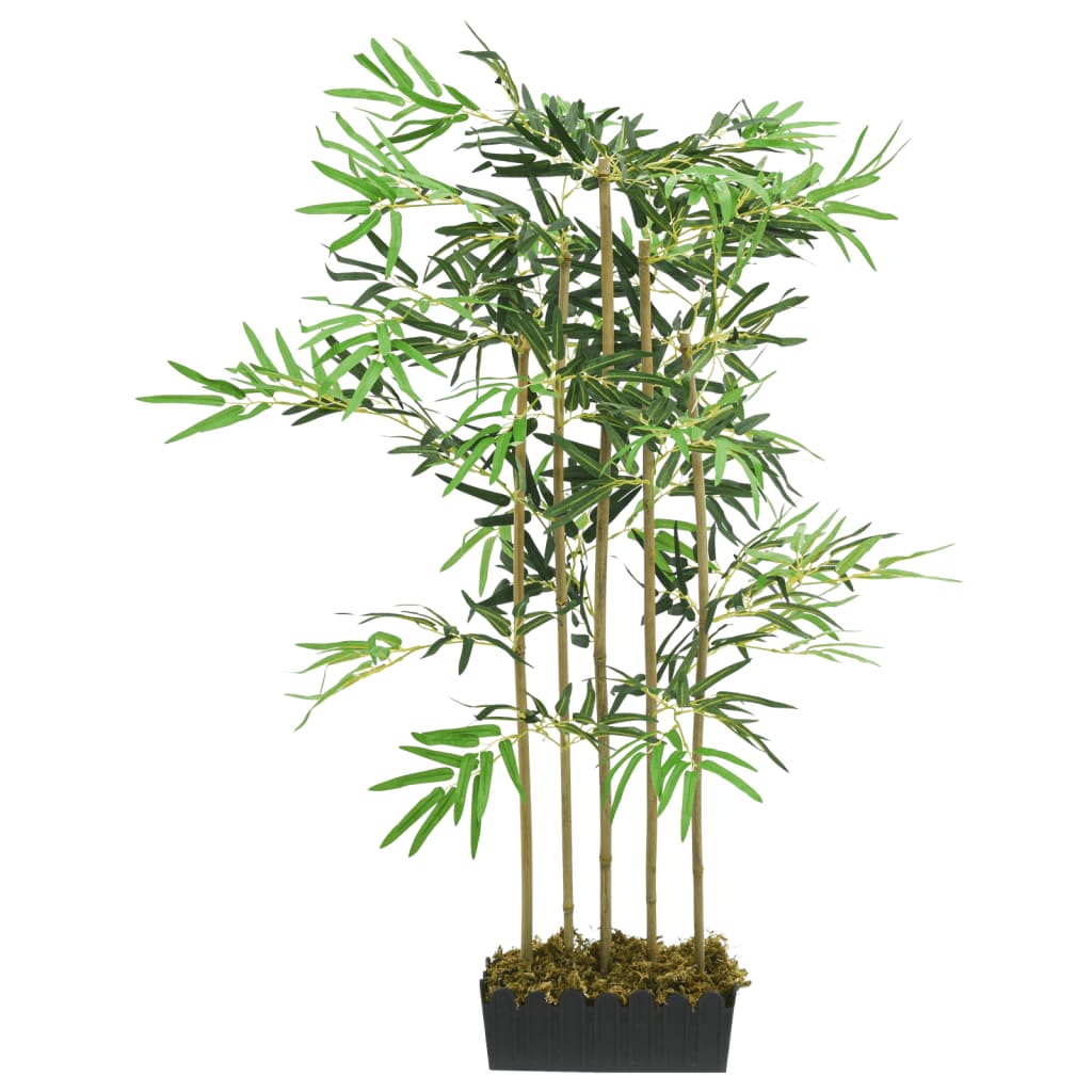 vidaXL Kunstplant bamboe 500 bladeren 80 cm groen