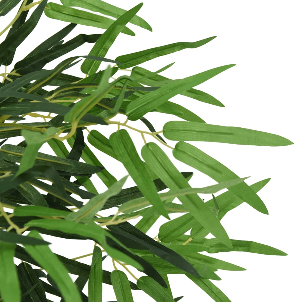 vidaXL Kunstplant bamboe 500 bladeren 80 cm groen