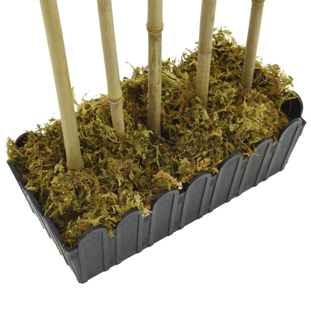 vidaXL Kunstplant bamboe 500 bladeren 80 cm groen