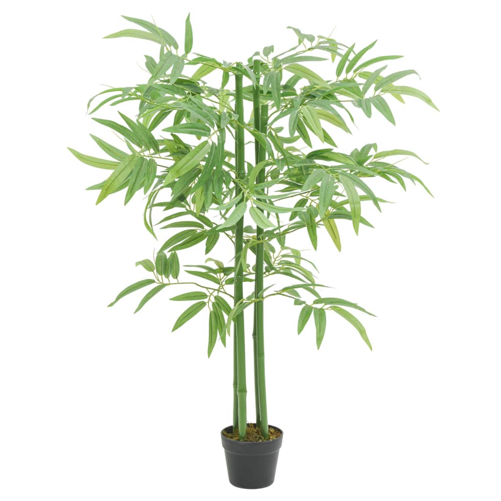 vidaXL Kunstplant bamboe 240 bladeren 80 cm groen