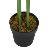 vidaXL Kunstplant bamboe 240 bladeren 80 cm groen