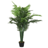vidaXL Kunstpalmboom 18 bladeren 80 cm groen