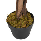 vidaXL Artificial wisteria tree 560 leaves 80 cm green and white
