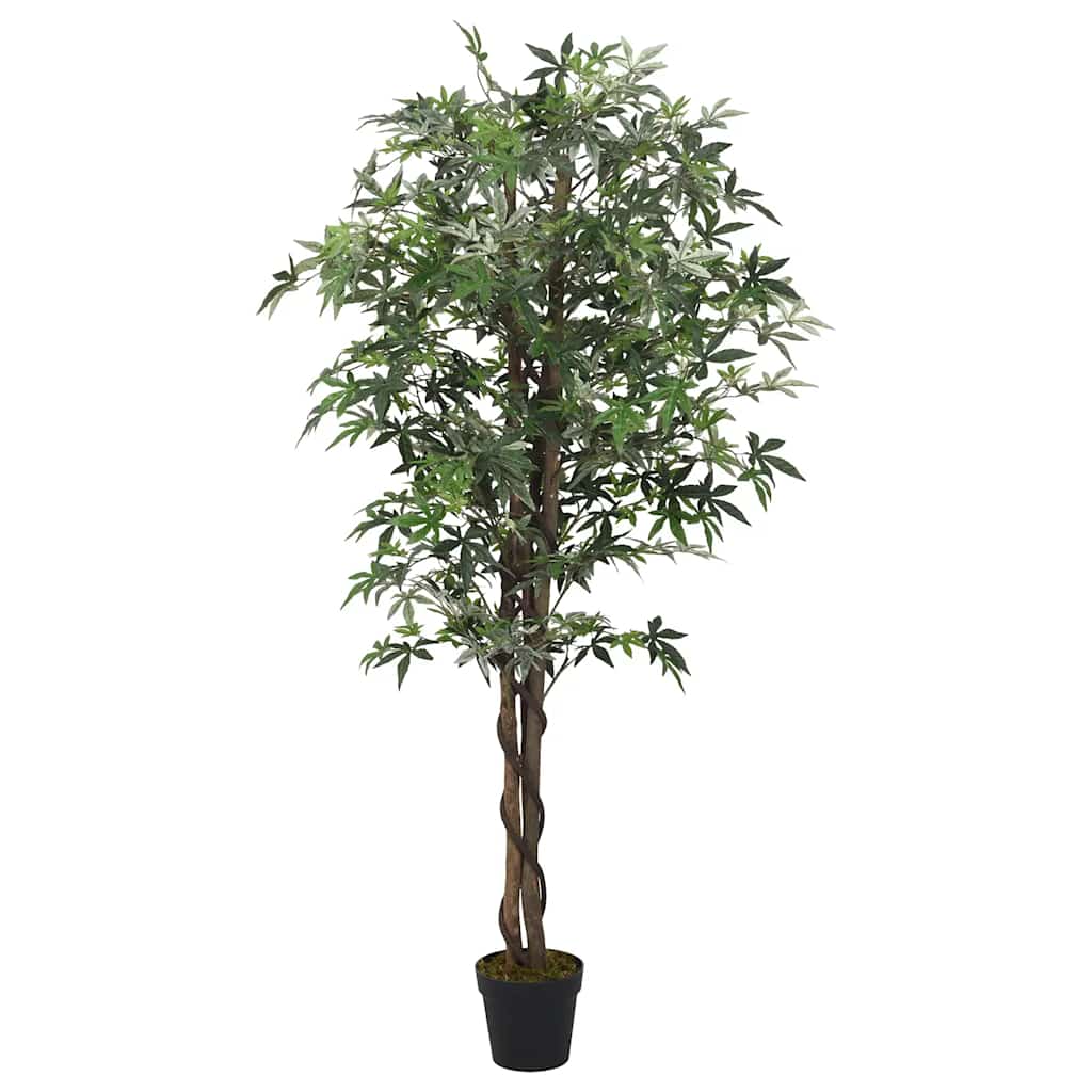 vidaXL Kunstplant esdoornboom 224 bladeren 80 cm groen