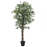 vidaXL Kunstplant esdoornboom 224 bladeren 80 cm groen