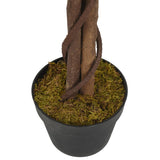 vidaXL Kunstplant ficus 378 bladeren 80 cm groen