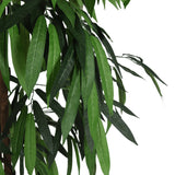 vidaXL Kunstplant mangoboom 300 bladeren 80 cm groen