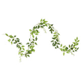 vidaXL Artificial Garlands 6 pcs 200 cm white