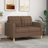 vidaXL Fauteuil 60 cm stof lichtgrijs
