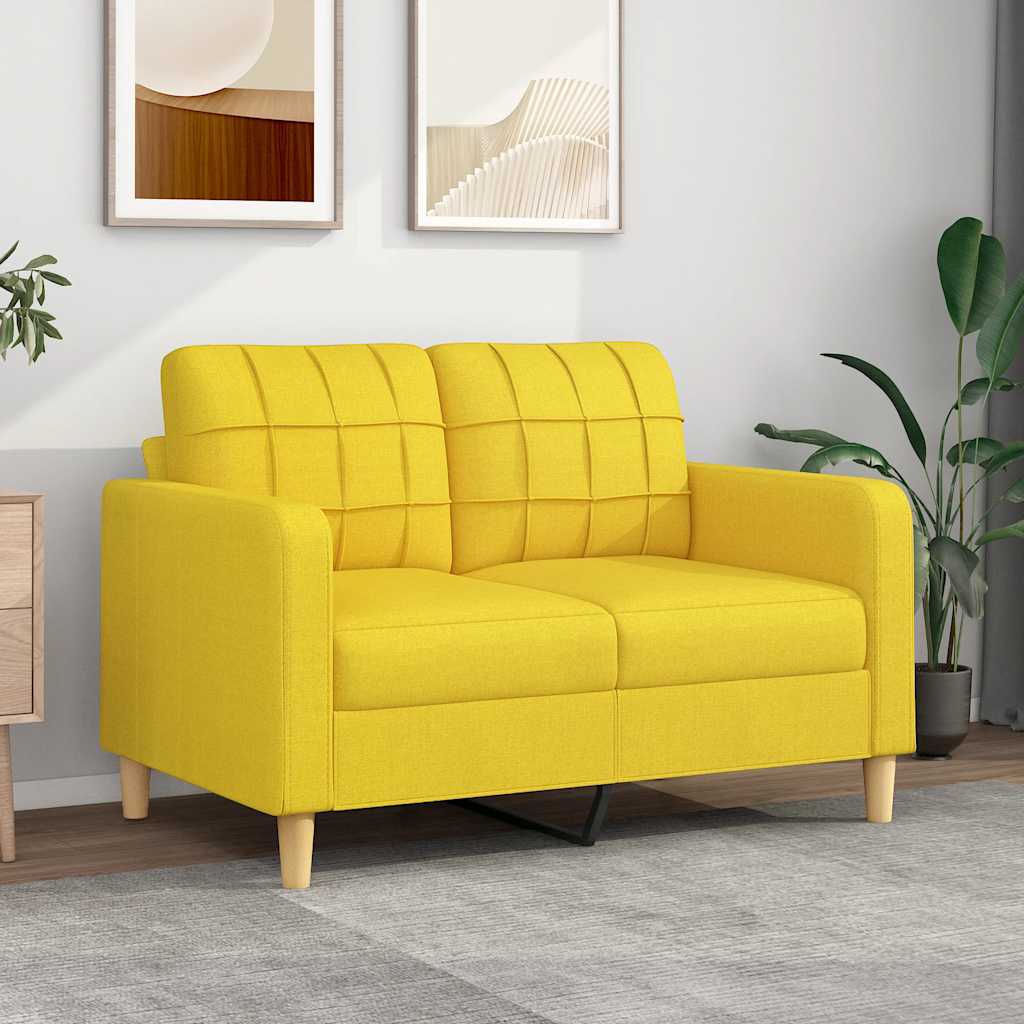vidaXL Fauteuil 60 cm stof lichtgrijs