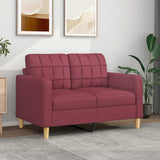 vidaXL Fauteuil 60 cm stof lichtgrijs